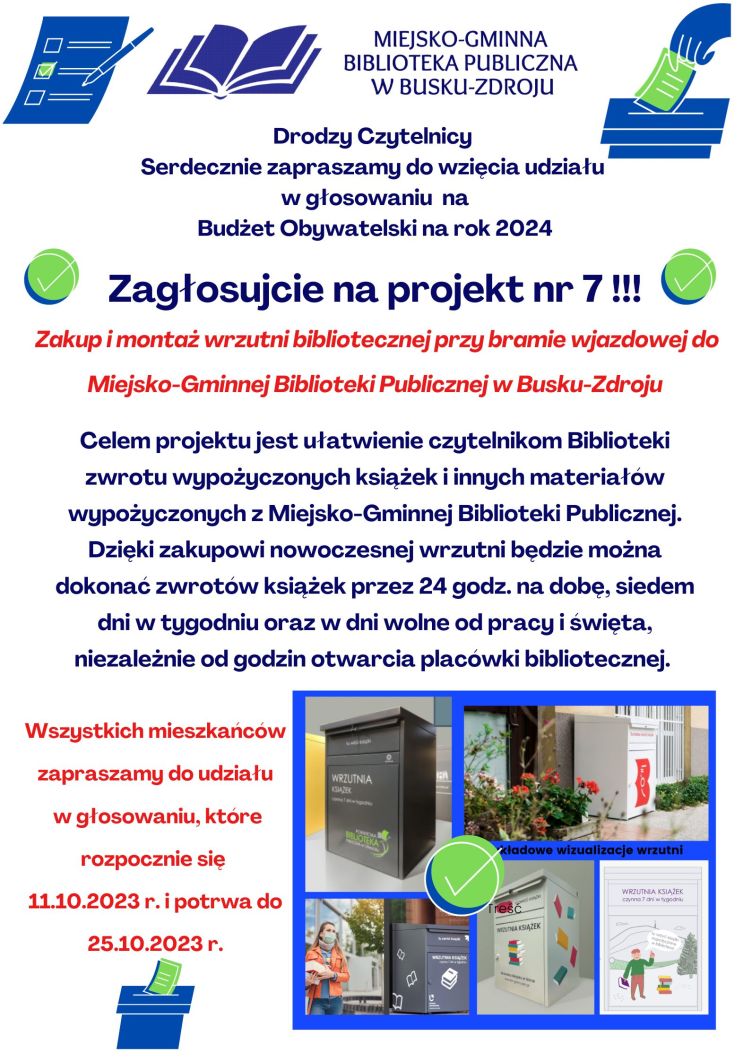 Zagłosuj w Budżecie Obywatelskim