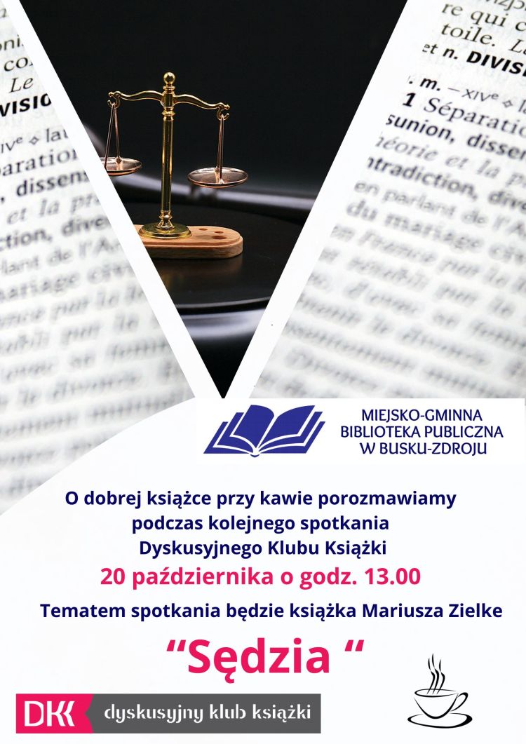 Zapraszamy na kolejne spotkanie Dyskusyjnego Klubu Książki 