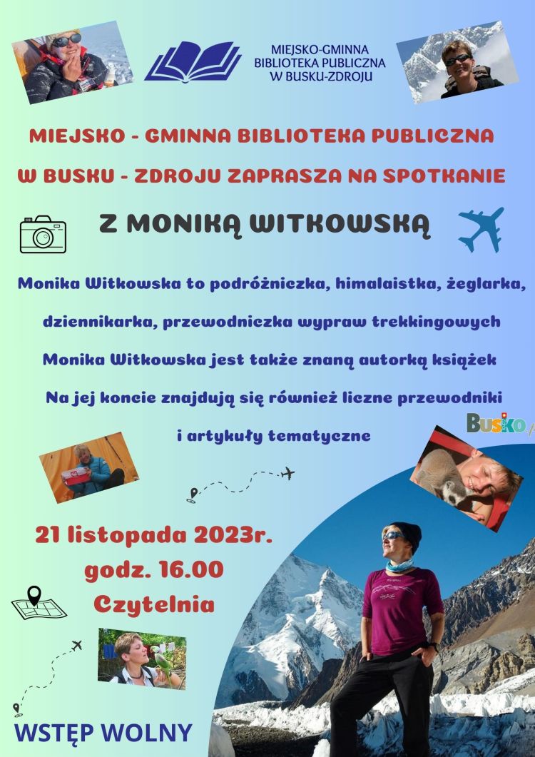 Zapraszamy na spotkanie z Moniką Witkowską