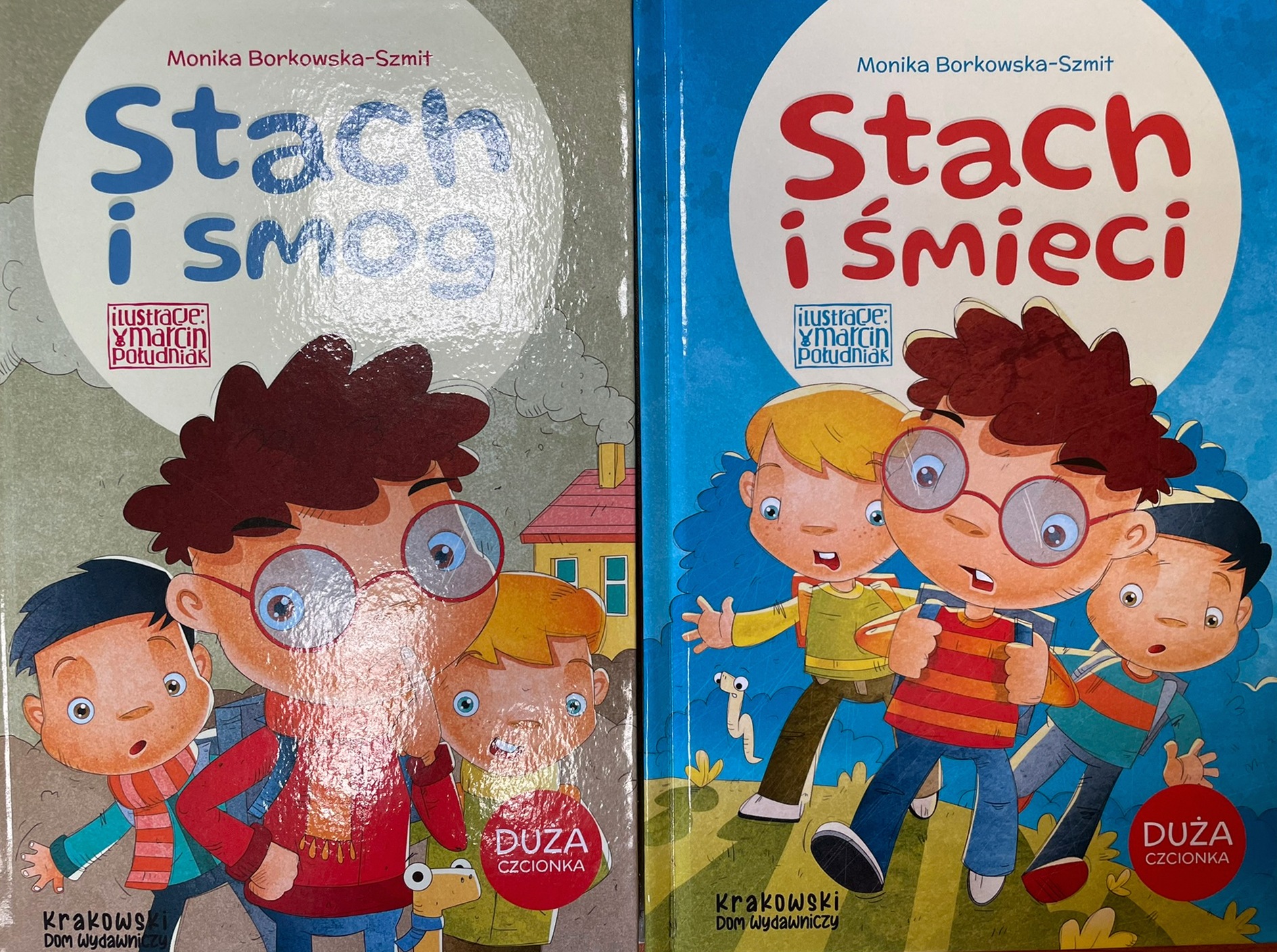 okładki książek Moniki Borkowskiej Szmit