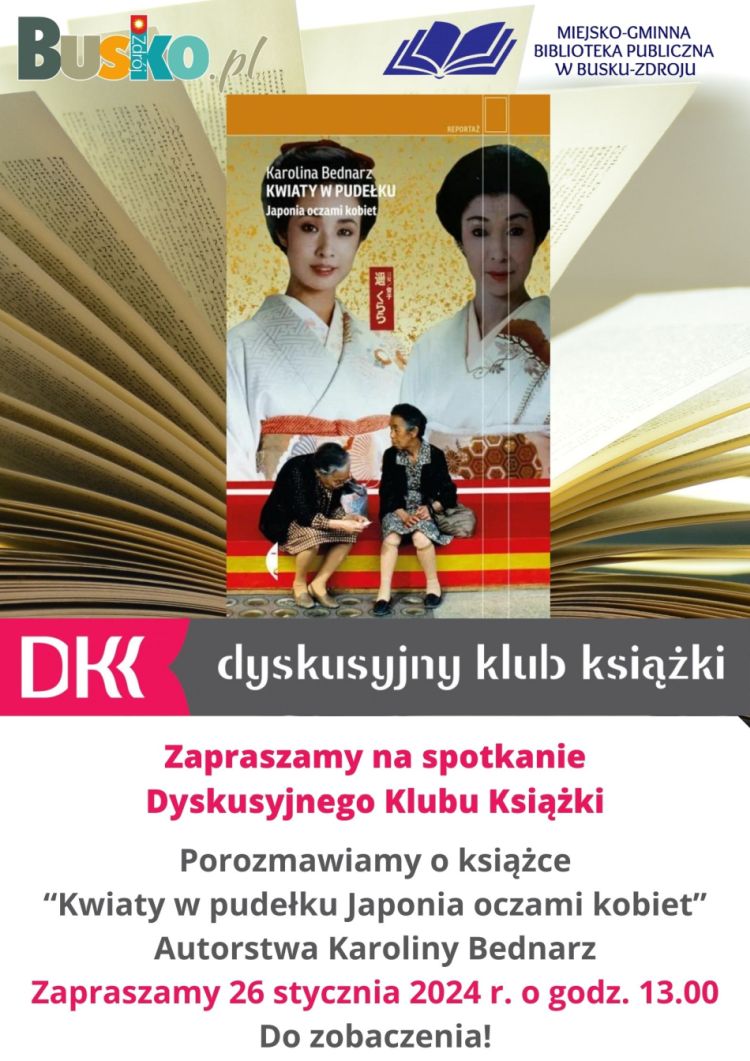 Zapraszamy na spotkanie Dyskusyjnego Klubu Książki