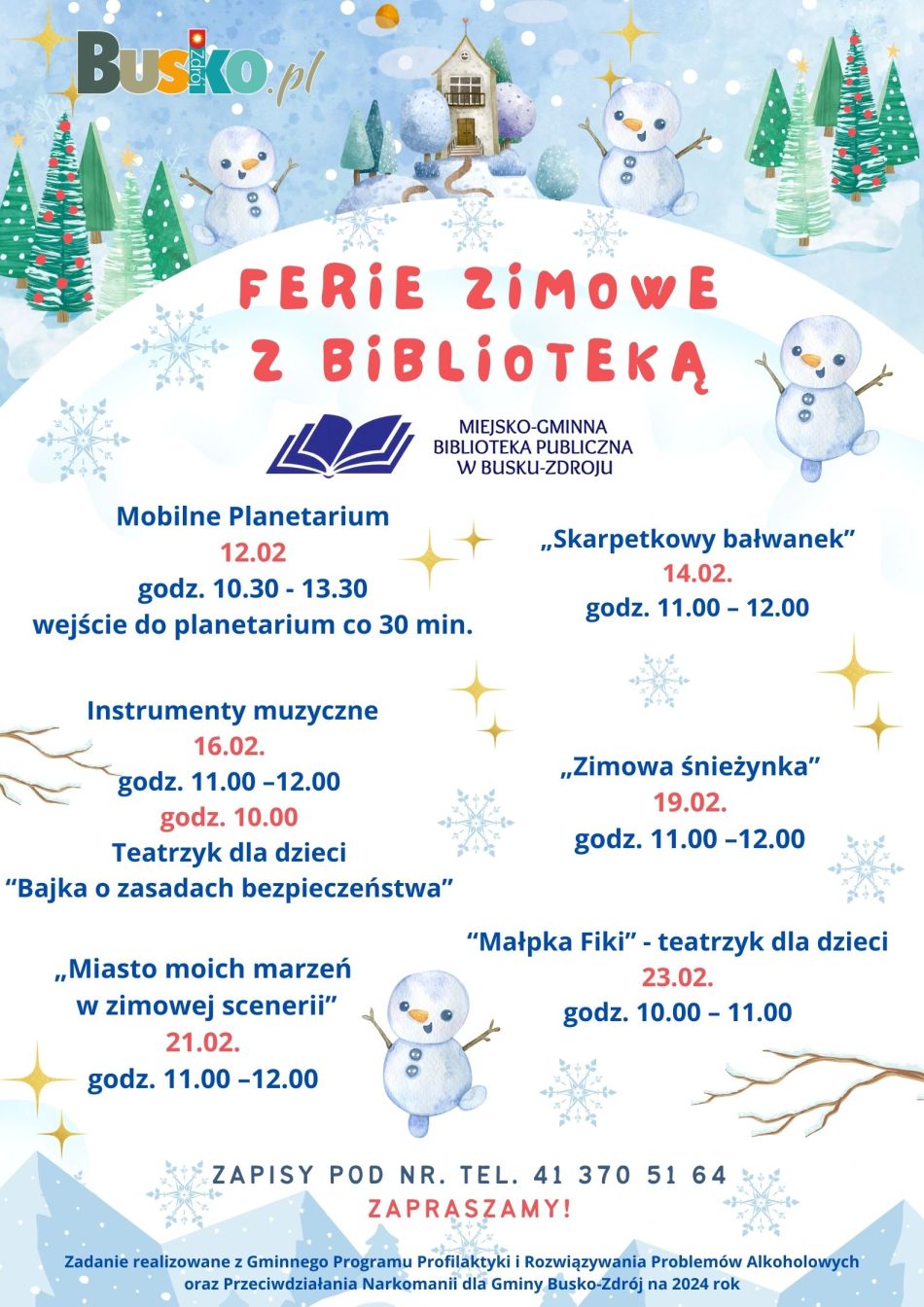 Ferie z biblioteką 