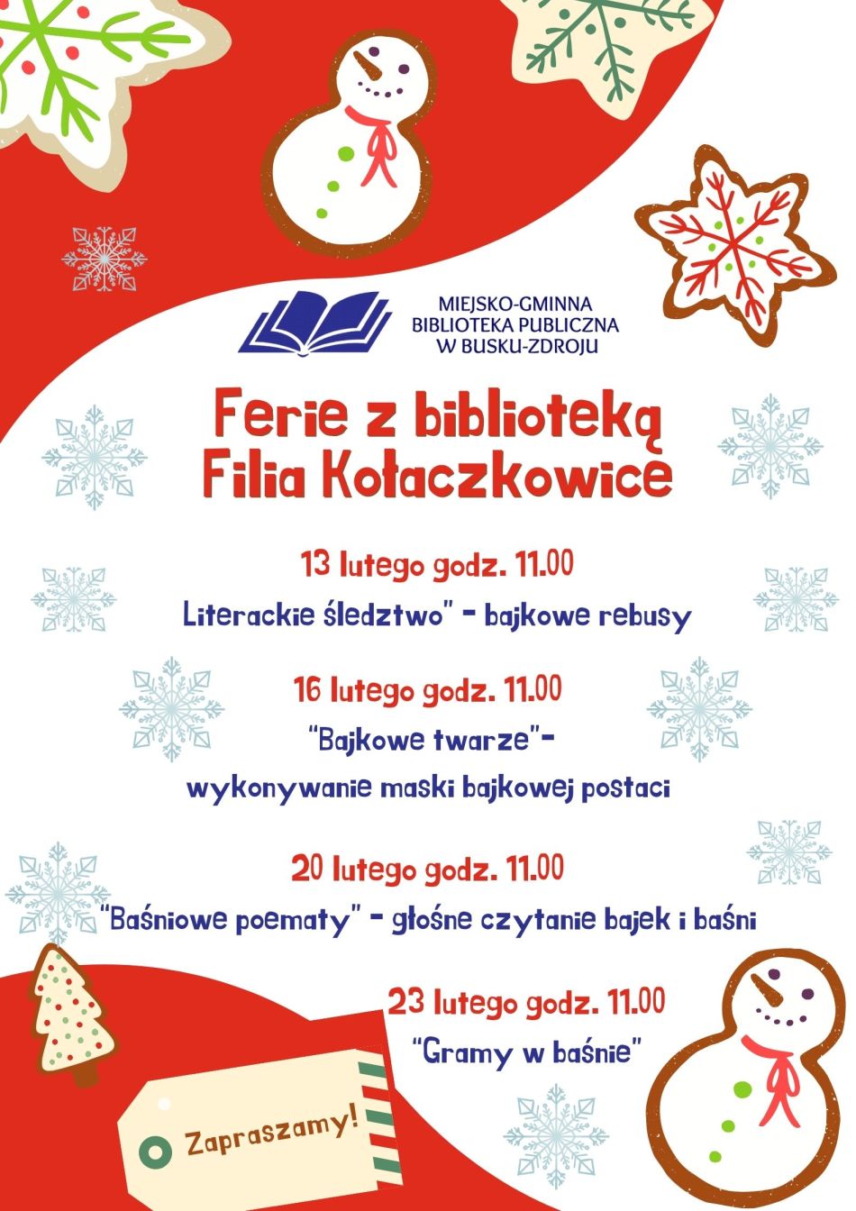 Ferie z biblioteka filia Kołaczkowice