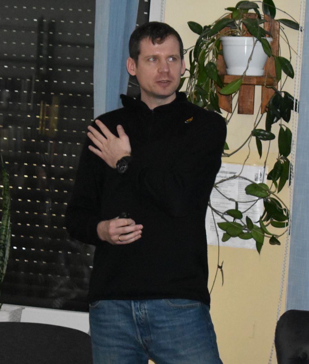 Gość biblioteki Krzysztof Suchowierski