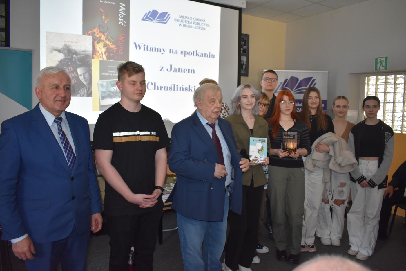 Jan Chruśliński w naszej bibliotece 