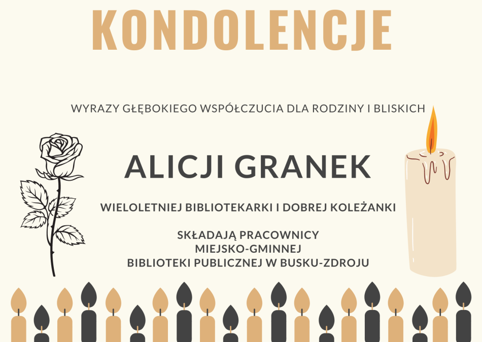 KONDOLENCJE