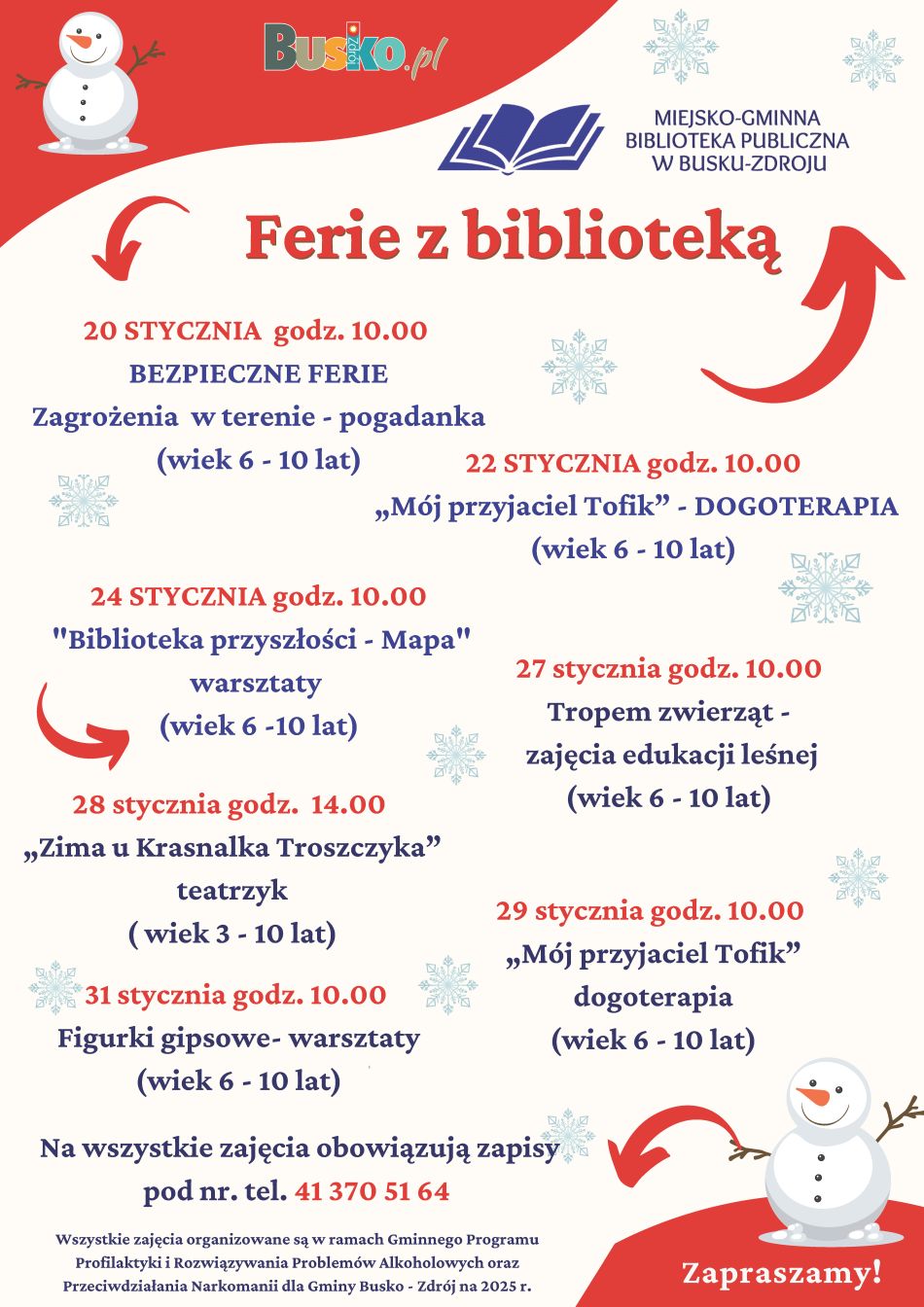 Ferie z biblioteka dziecięcą
