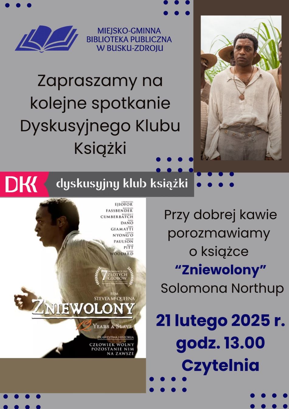 Zapraszamy na kolejne spotkanie Dyskusyjnego Klubu Książki