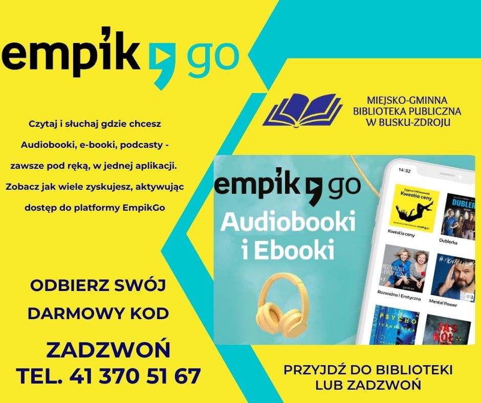 Zapraszamy po wrześniowe kody do platformy Empik Go! 