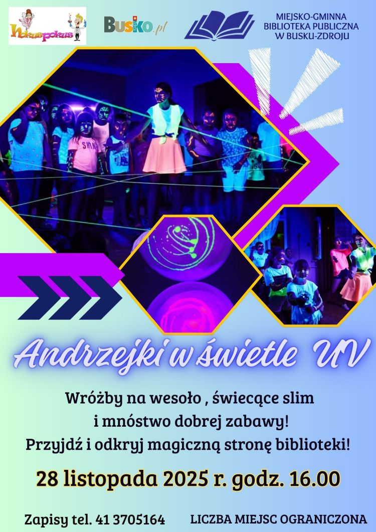 Andrzejki w świetle UV