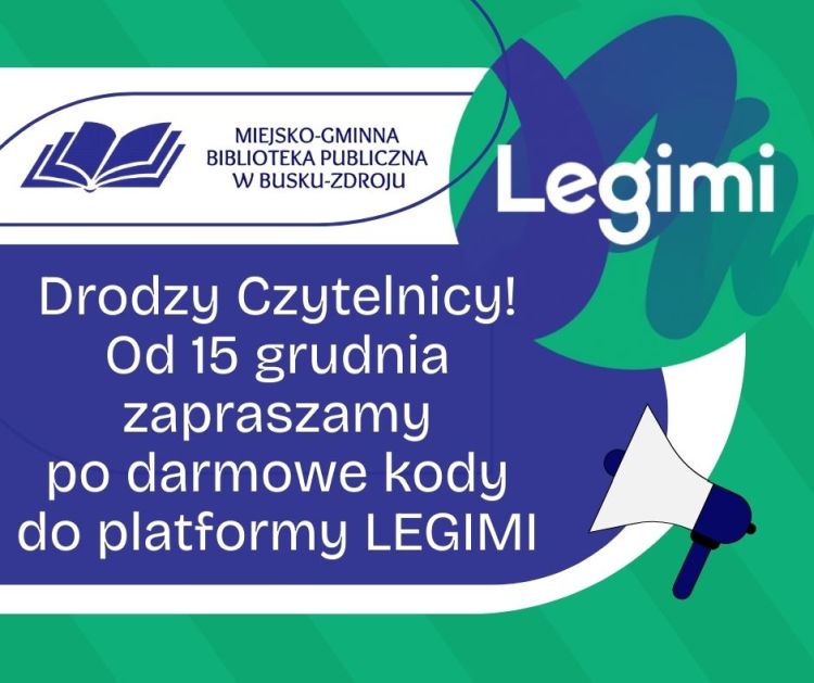 Zapraszamy po kody LEGIMI