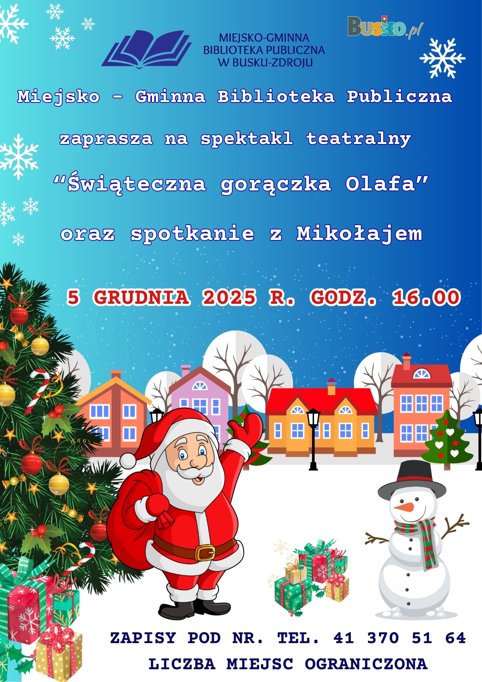 Świąteczne Zaproszenie dla Najmłodszych!