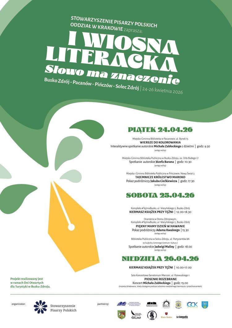 Wiosenne Spotkanie Literackie „Słowo ma moc” - czyli o sile książek, które zbliżają ludzi i miejsca