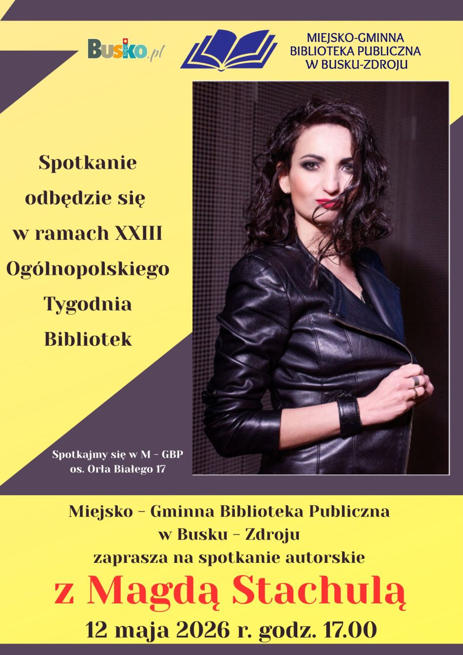 Spotkanie autorskie z Magdą Stachulą