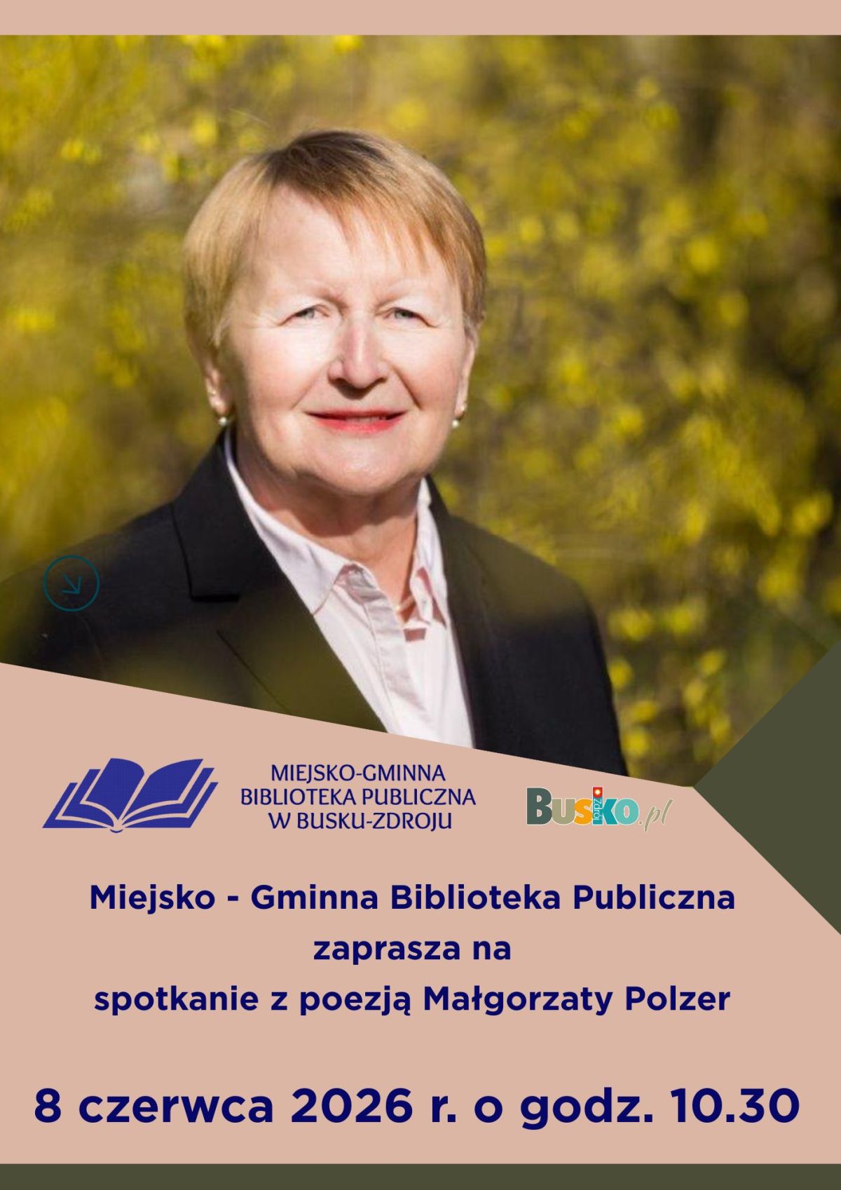 Między słowem a ciszą – poetyckie spotkanie z Małgorzatą Polzer