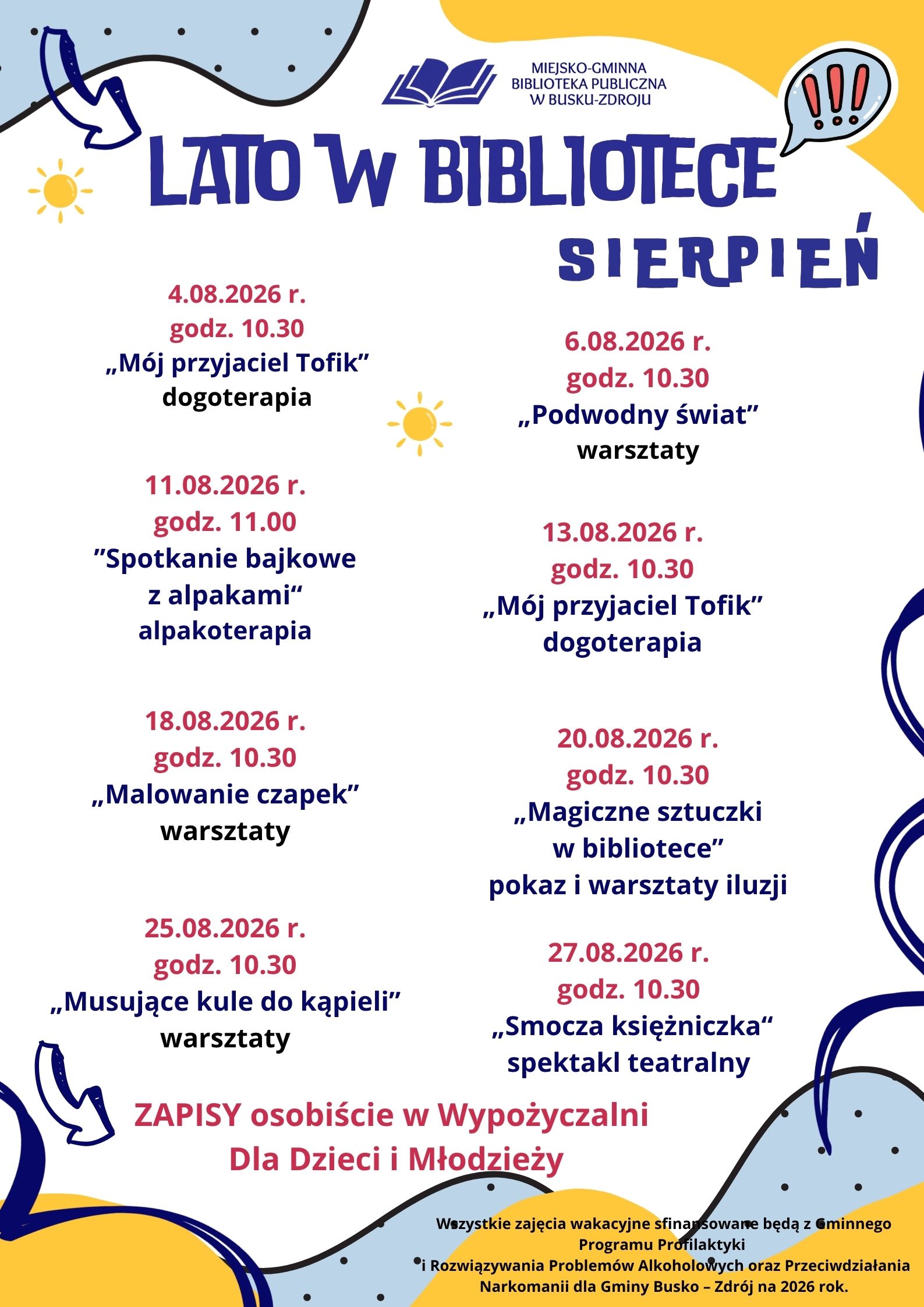 Wakacje z Biblioteką – przygoda czeka na Ciebie!