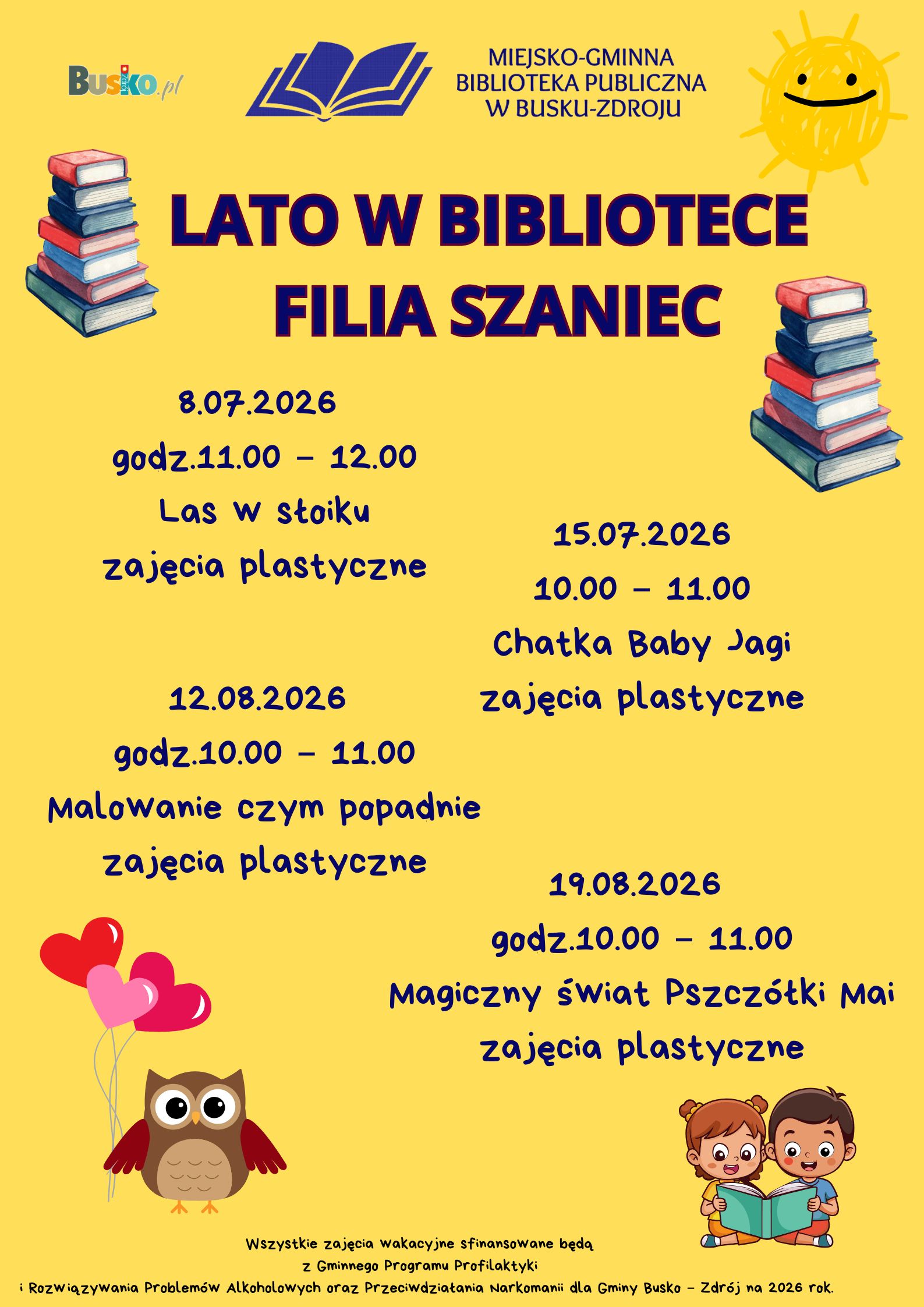 Wakacje z Biblioteką – przygoda czeka na Ciebie!