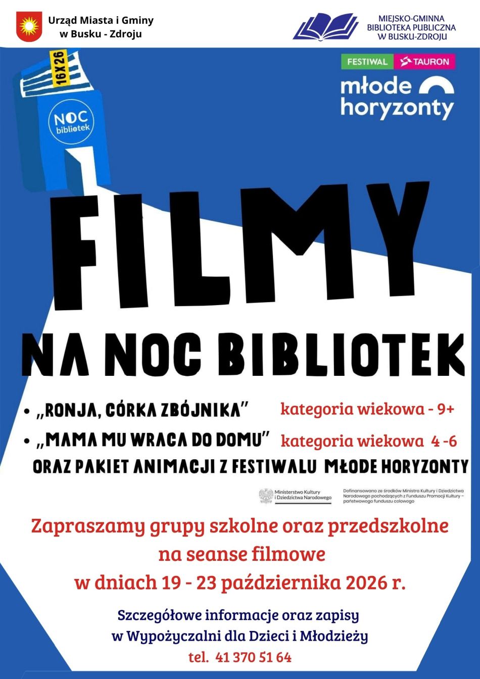 FILMY, EMOCJE I NOC PEŁNA MAGII!