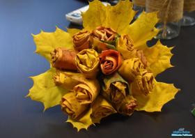 bukiet jesiennych liści