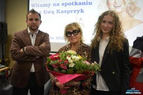 Spotkanie z Ewą Kasprzyk w naszej bibliotece