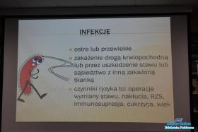Slajd opisujący infekcje