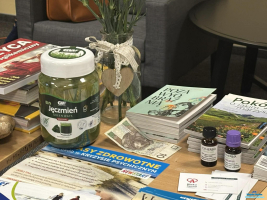 Książki leżą na stoliku