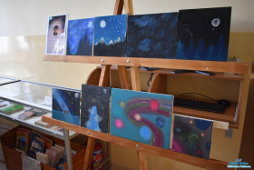 Obrazy zaprezentowane podczas wernisażu