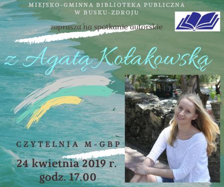 Spotkanie autorskie z Agatą Kołakowską