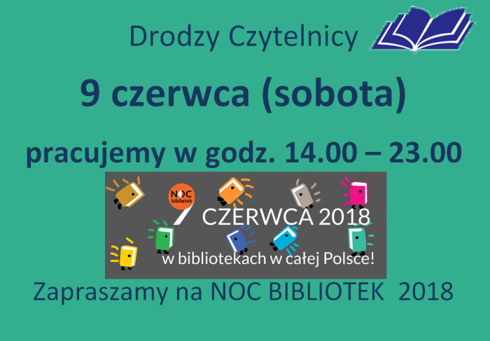 Noc Bibliotek 2018