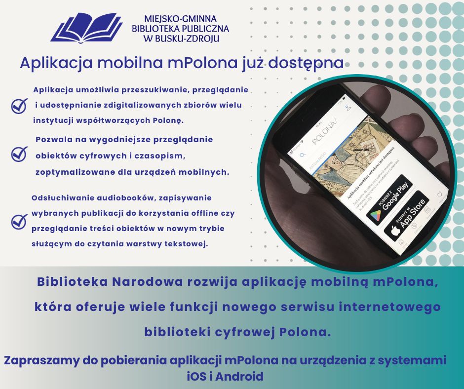 Aplikacja mobilna mPolona już dostępna